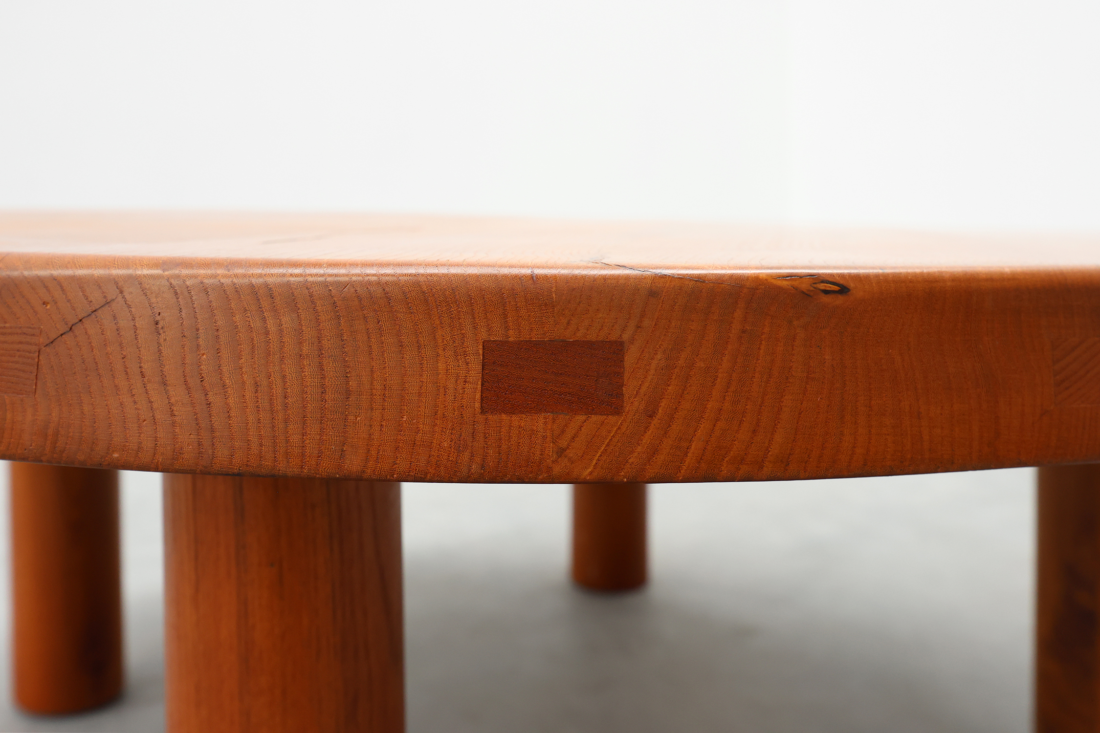 Pierre Chapo, Coffee Table Model T02M in Solid Elm, France 1976thumbnail